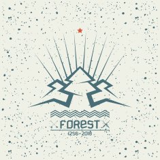 Pine forest emblem N2