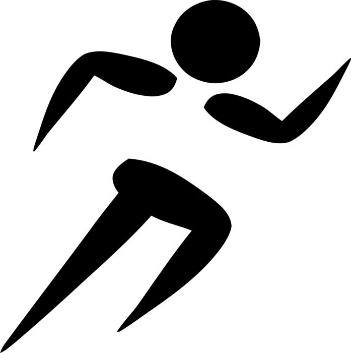 running sport drawing