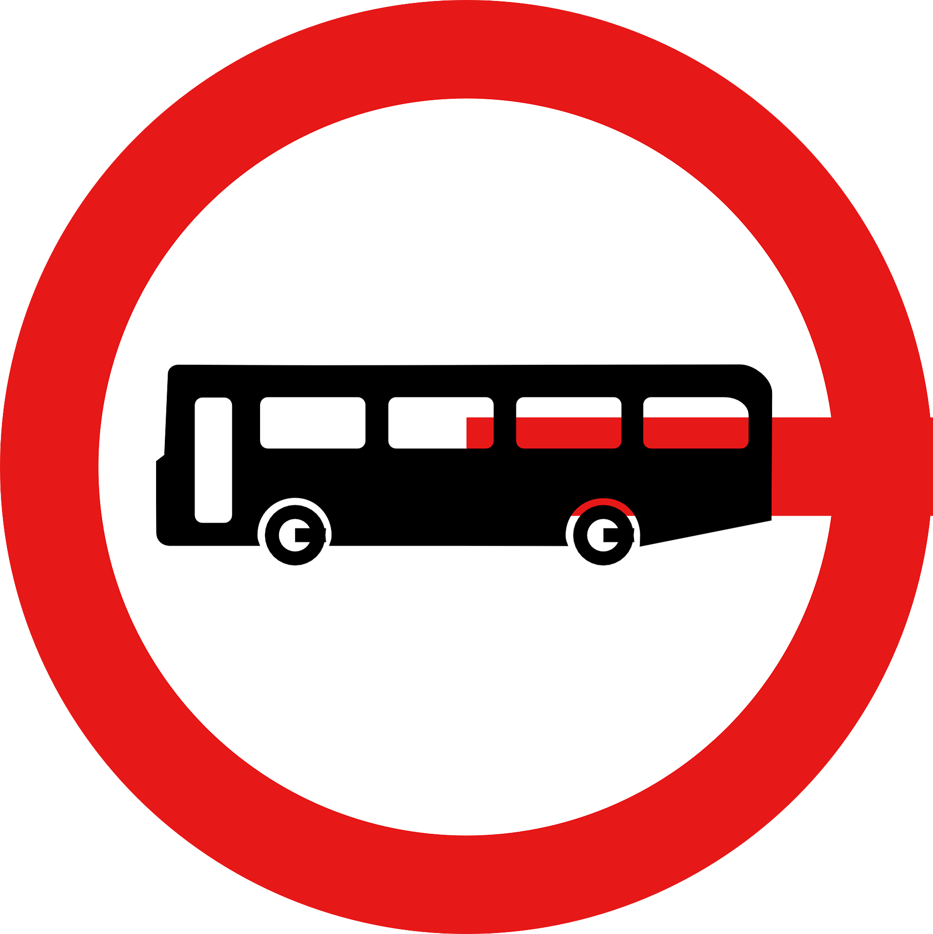 Signs bus stop drawing free image download