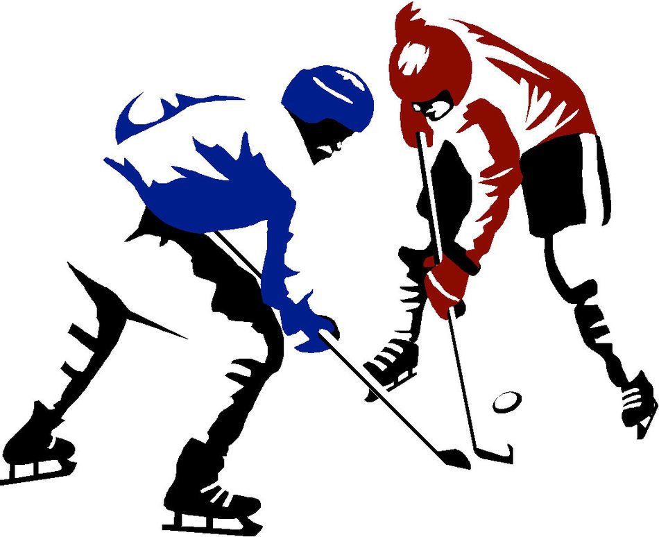 Ice Hockey man Clip Art