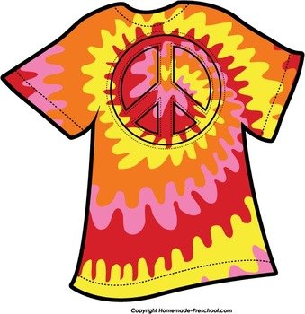 Tie Dye Shirt Clip Art N2