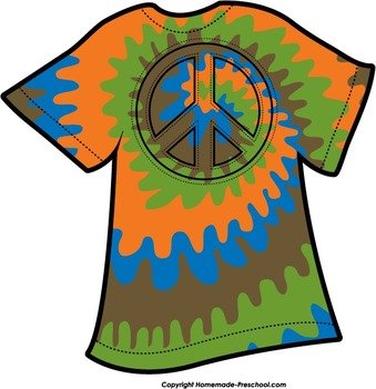 Tie Dye Shirt Clip Art N6