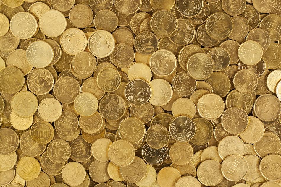 Euro Coins gold