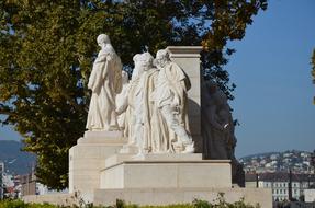 stone statues Monument in City