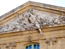 Aix-En-Provence Pediment building