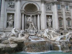 Trevi Fountain Rome statues