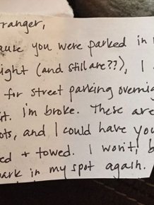 Woman Gets A Nice Surprise After Leaving A Note For A Stranger