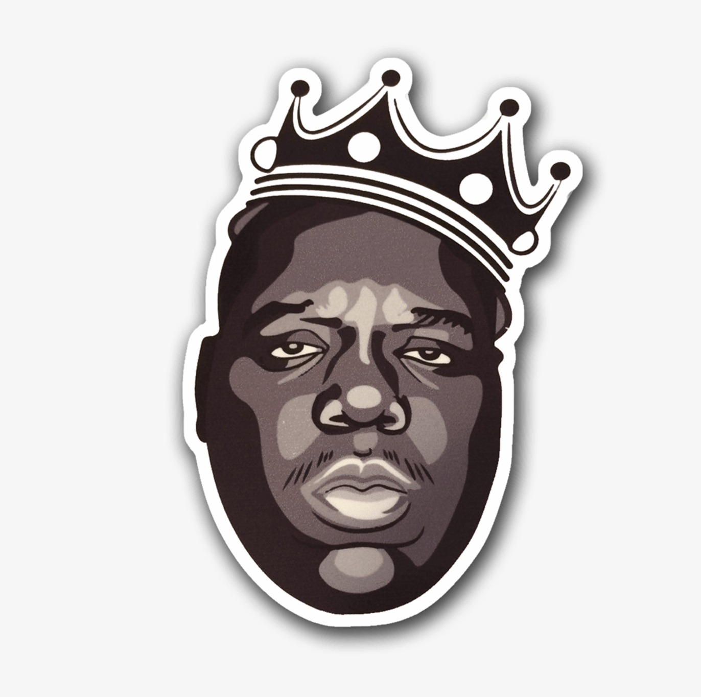 Notorious B.I.G With Crown