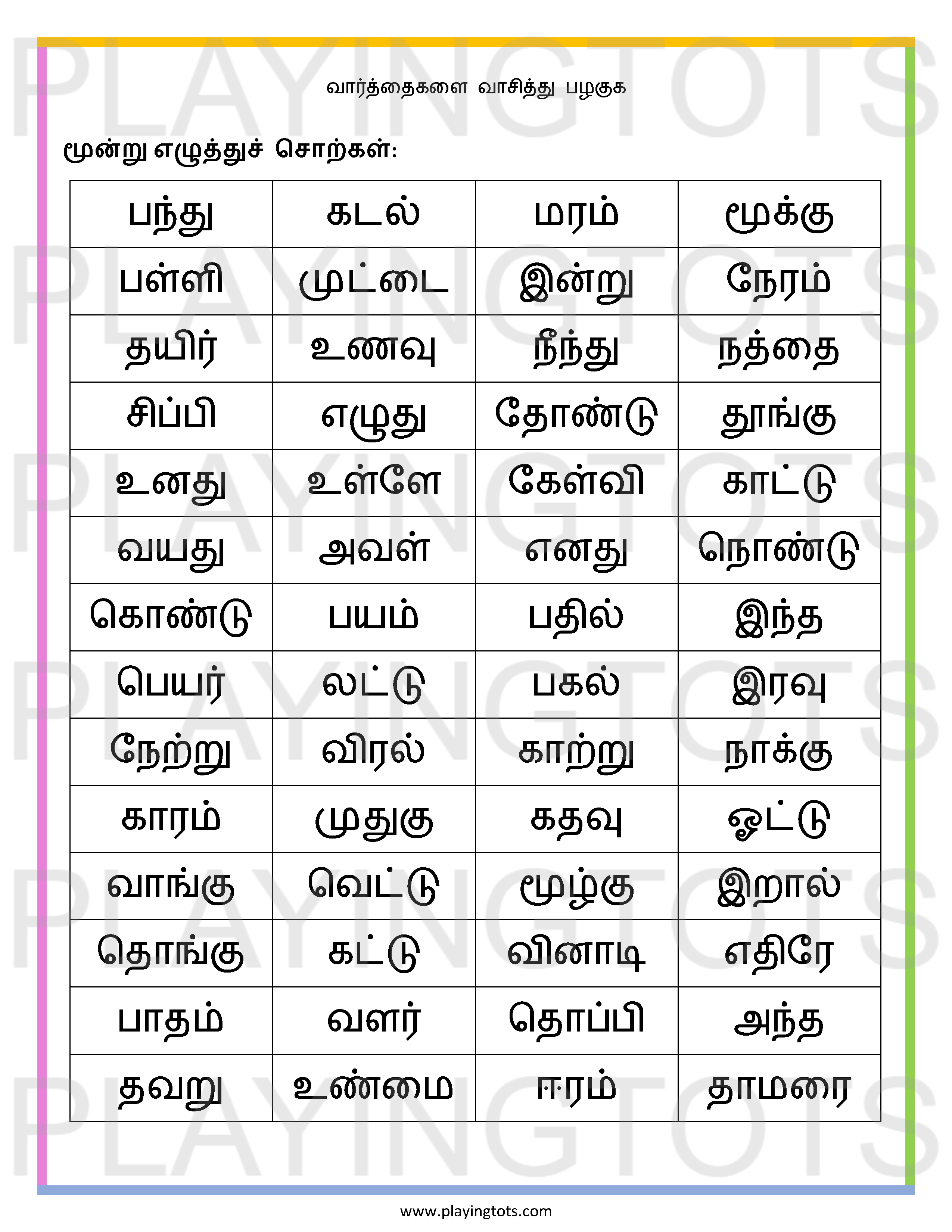 tamil printables archives the moms little world - 22 tamil worksheets ...