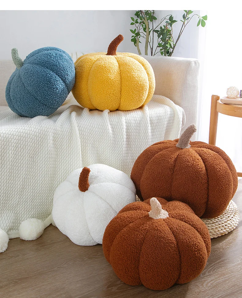 20cm Funny Pumpkin Soft Plush Sofa Cushion 