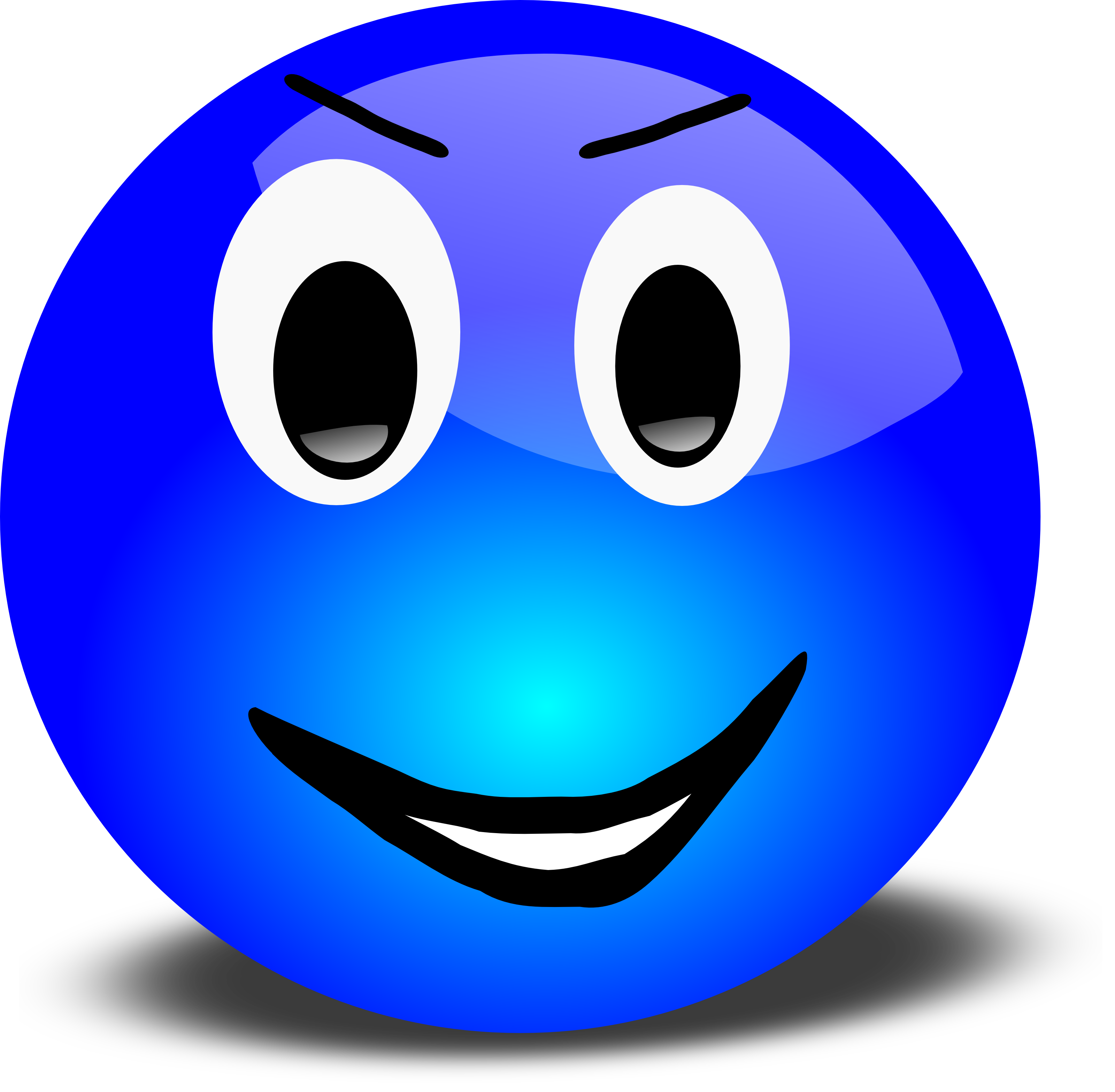 Smiley PNG transparent image download, size: 3200x3134px