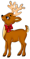 Santa Claus's reindeer PNG