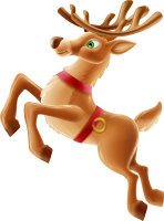 Santa Claus's reindeer PNG