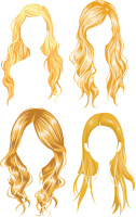 Hair wig PNG