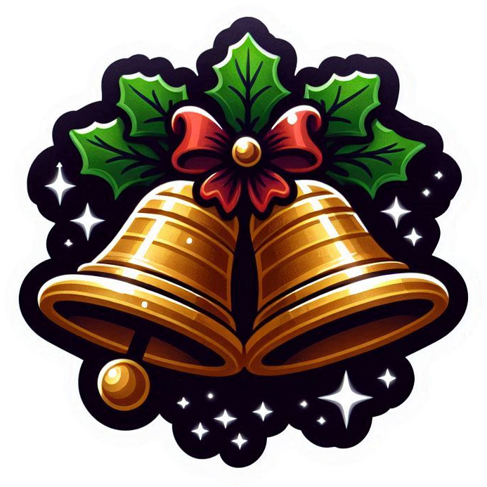 3d christmas bell png