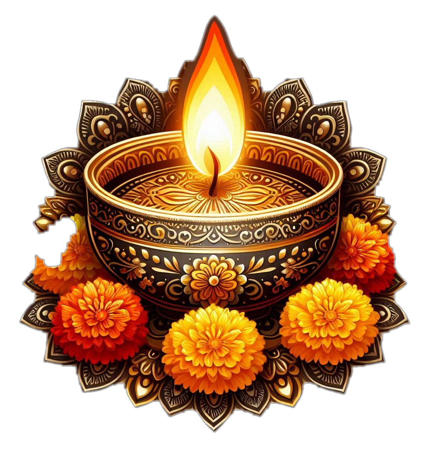 colorful dipawali diya png image