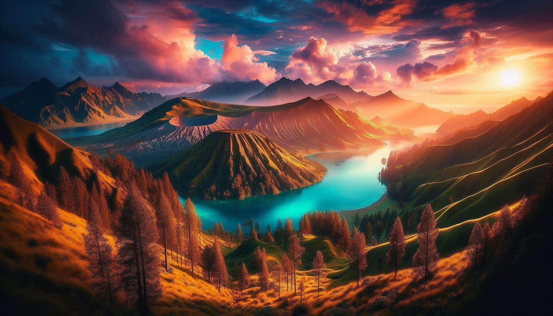 colorful nature landscape wallpapers for laptop screens