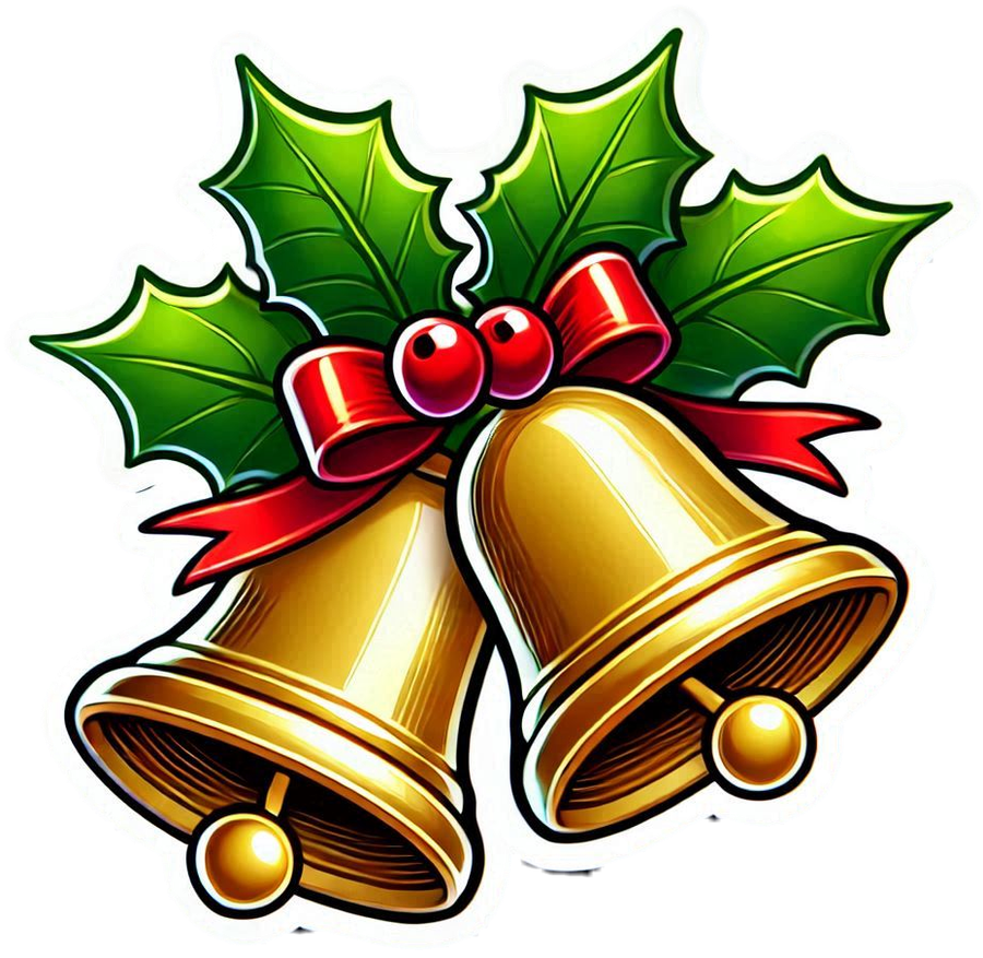 christmas bells clipart png