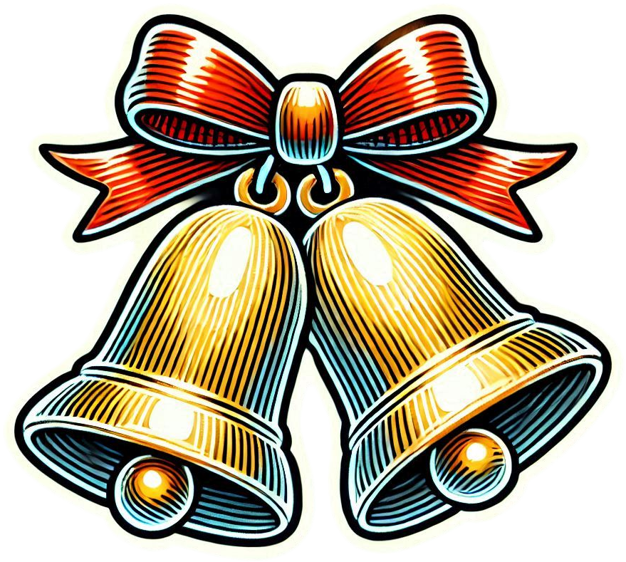 christmas bells drawing png