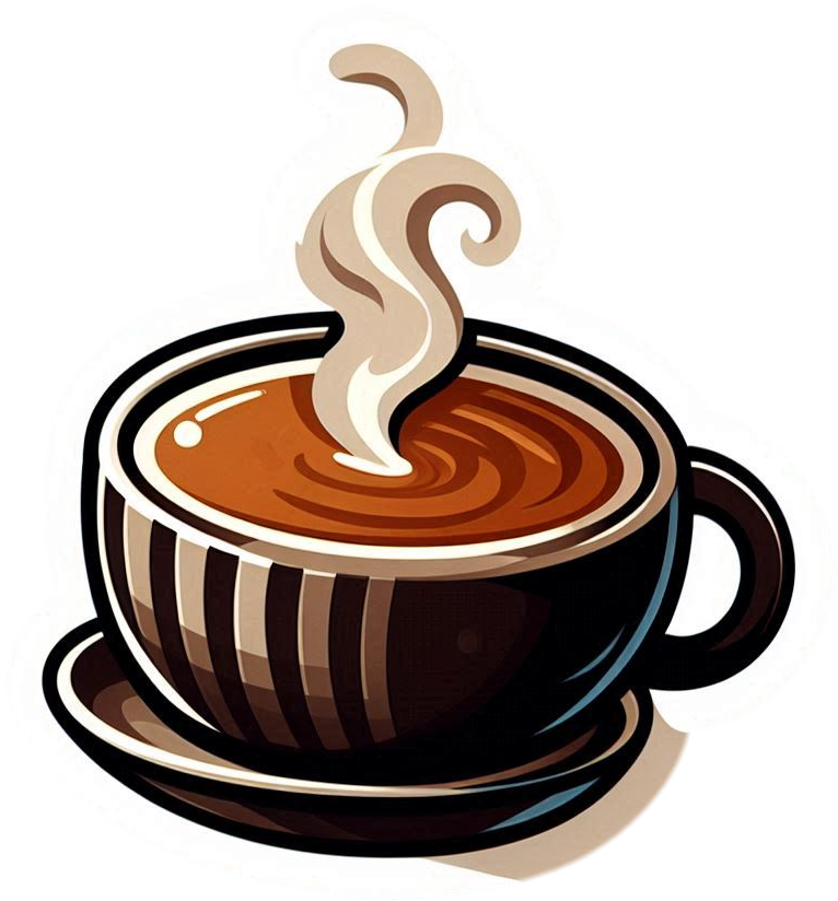 creative coffee mug png for logo design