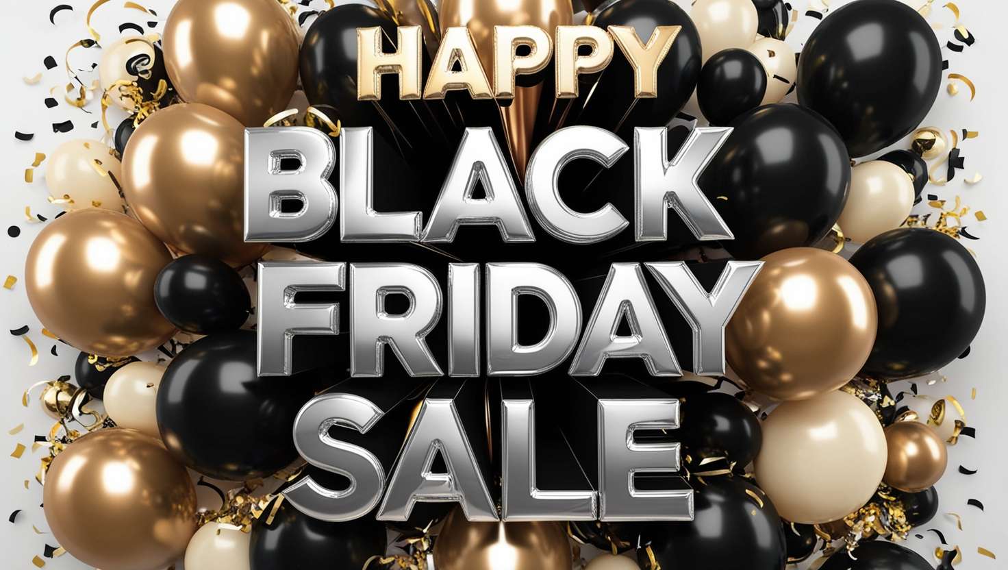 custom happy black friday sale flyer images