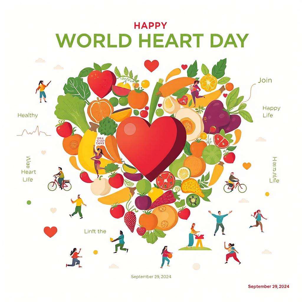 custom world heart day 2024 banner download