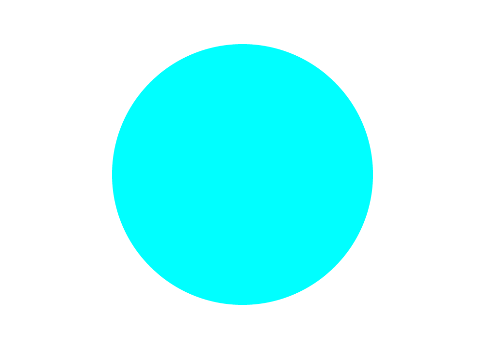 cyan solid circle png image