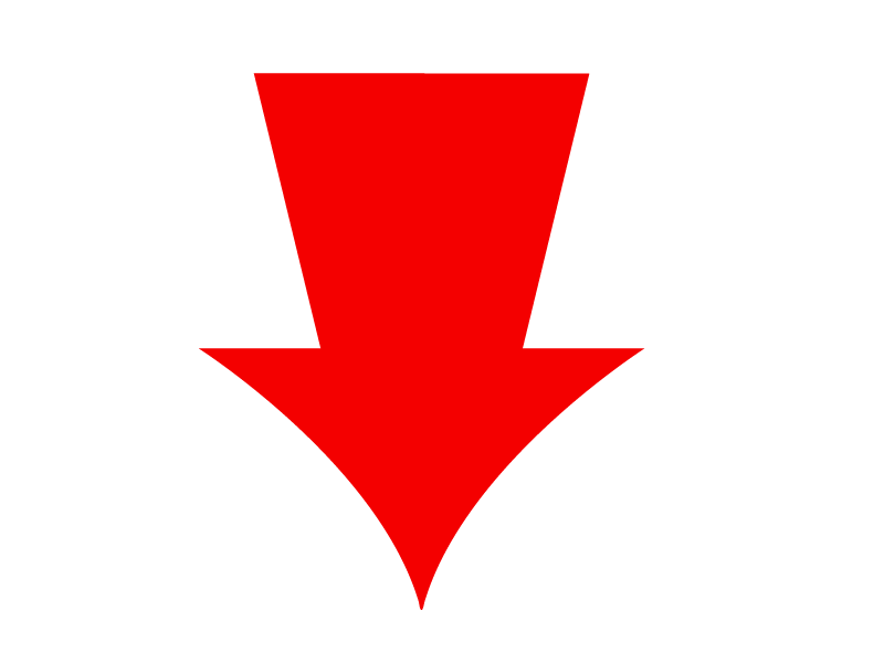 arrow pointing down png