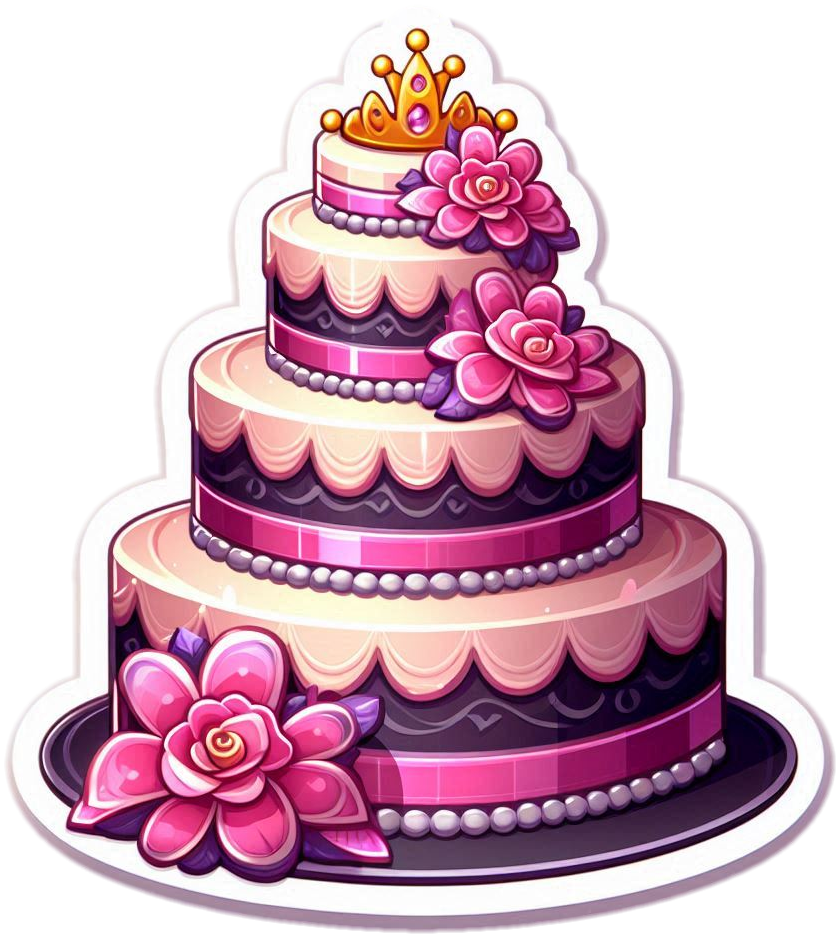 birthday cake png for girls