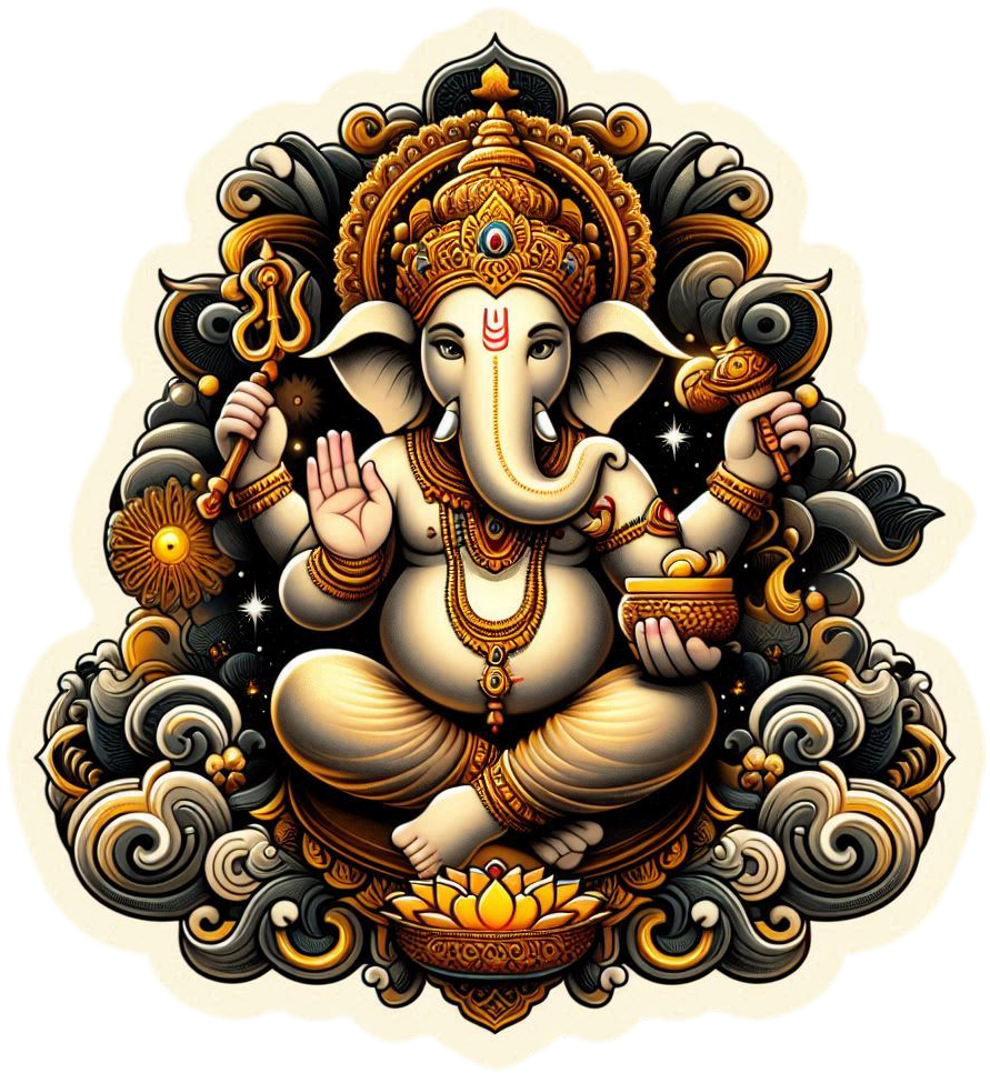 ganesha png for personalized ganesh chaturthi e-cards