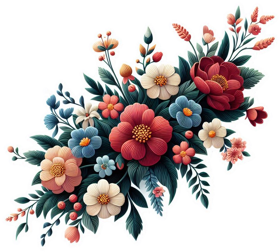 flower border png clip art for projects