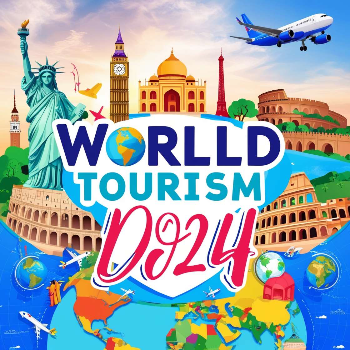 free world tourism day 2024 image packs for social media