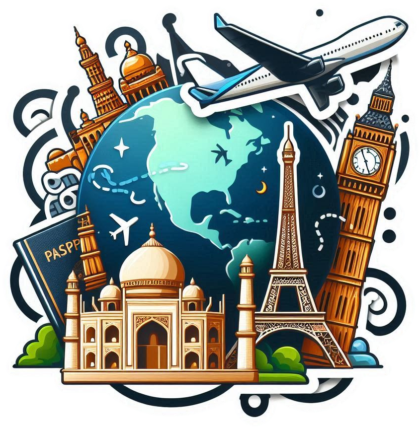 free world tourism day 2024 transparent travel background png