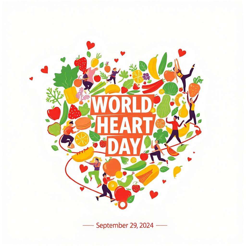 free world heart day 2024 health promotion images