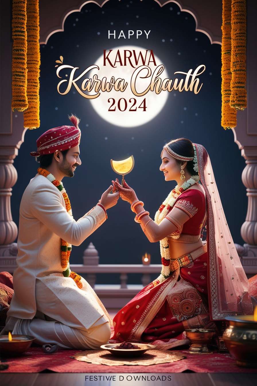 free download karwa chauth puja images