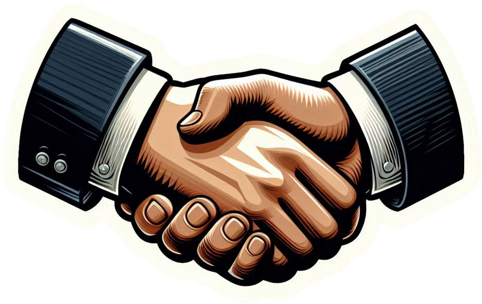 friendly handshake png with transparent background