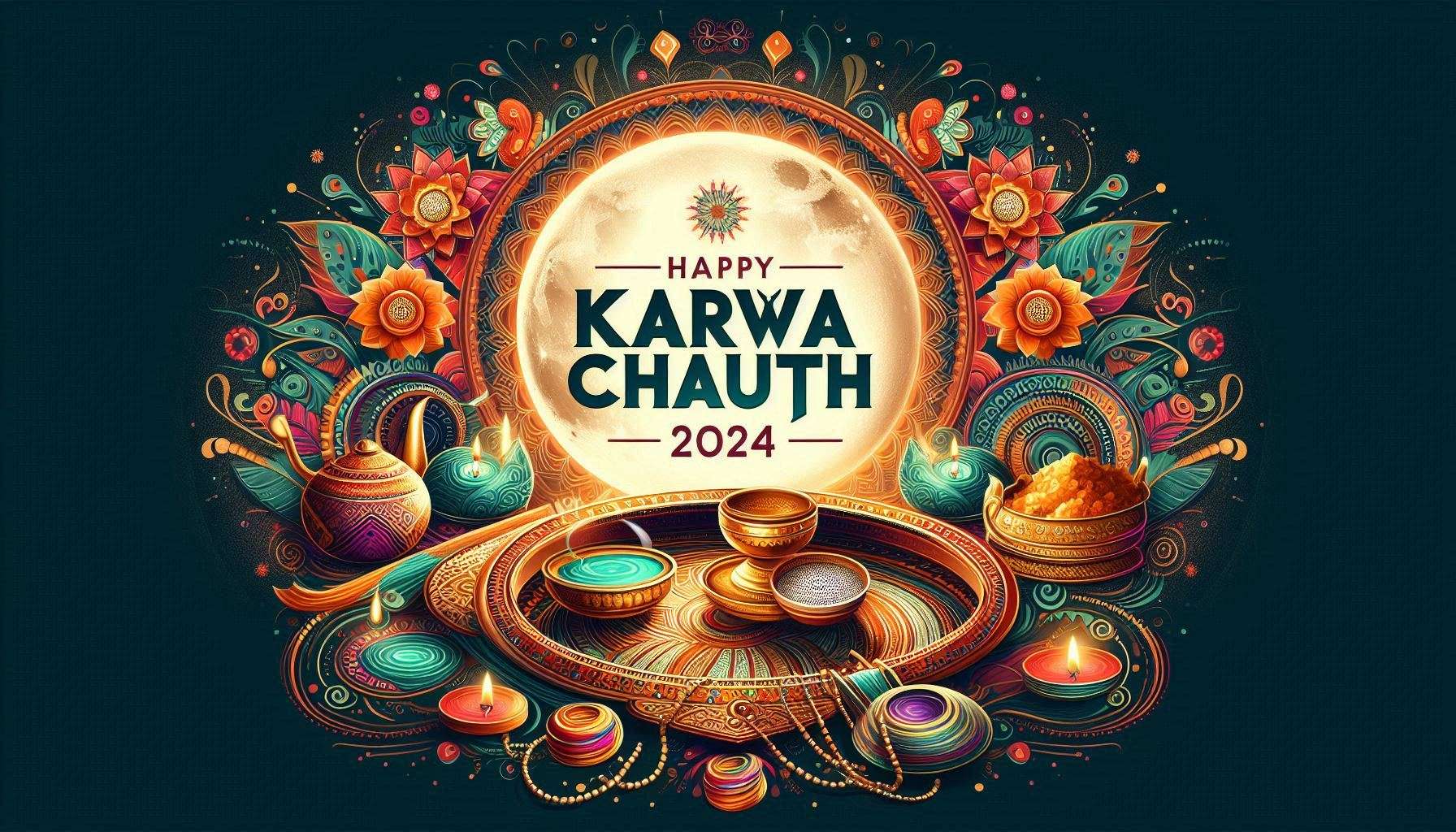 karwa chauth fasting day wishes images