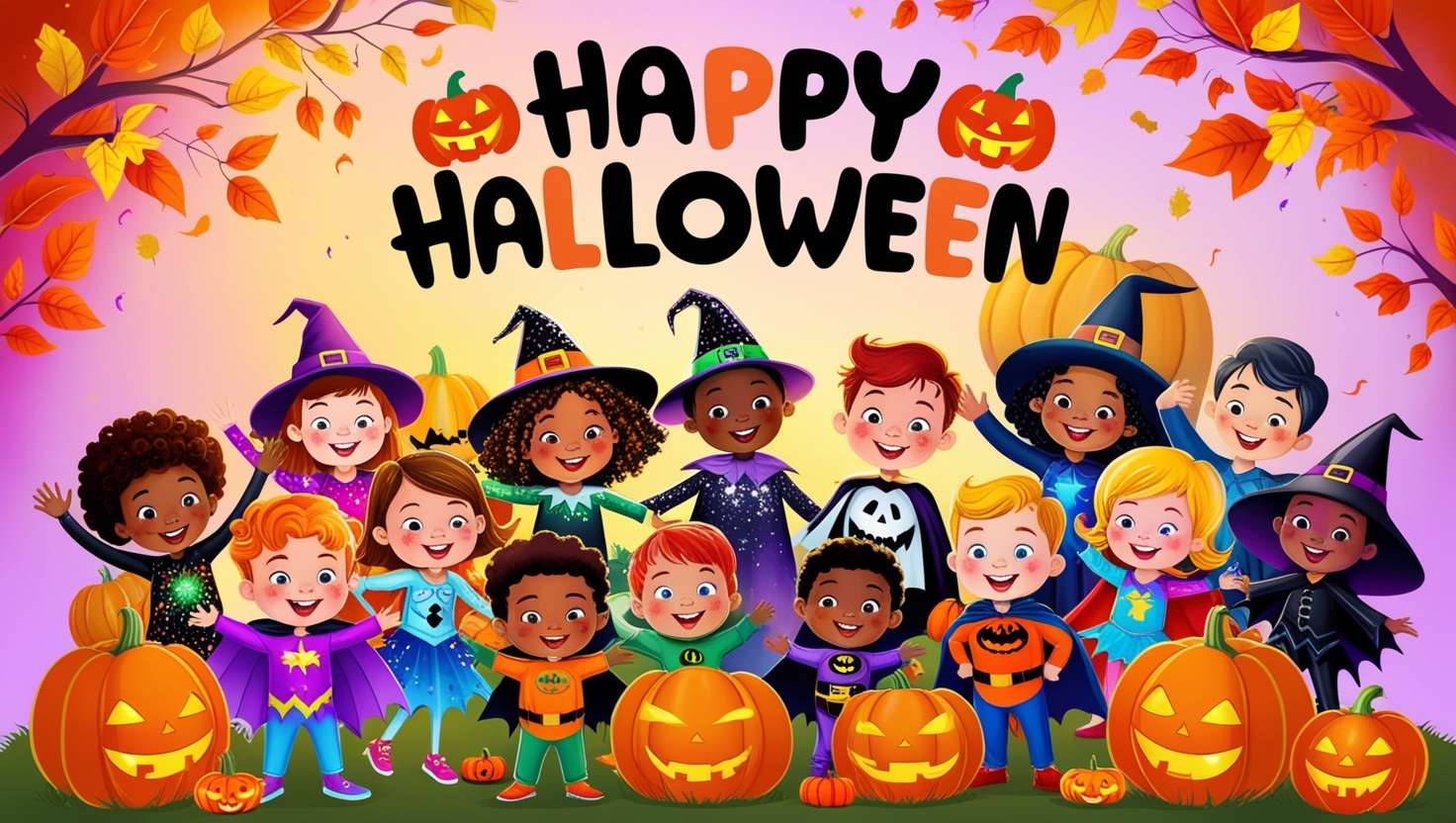 halloween greetings for children 2024