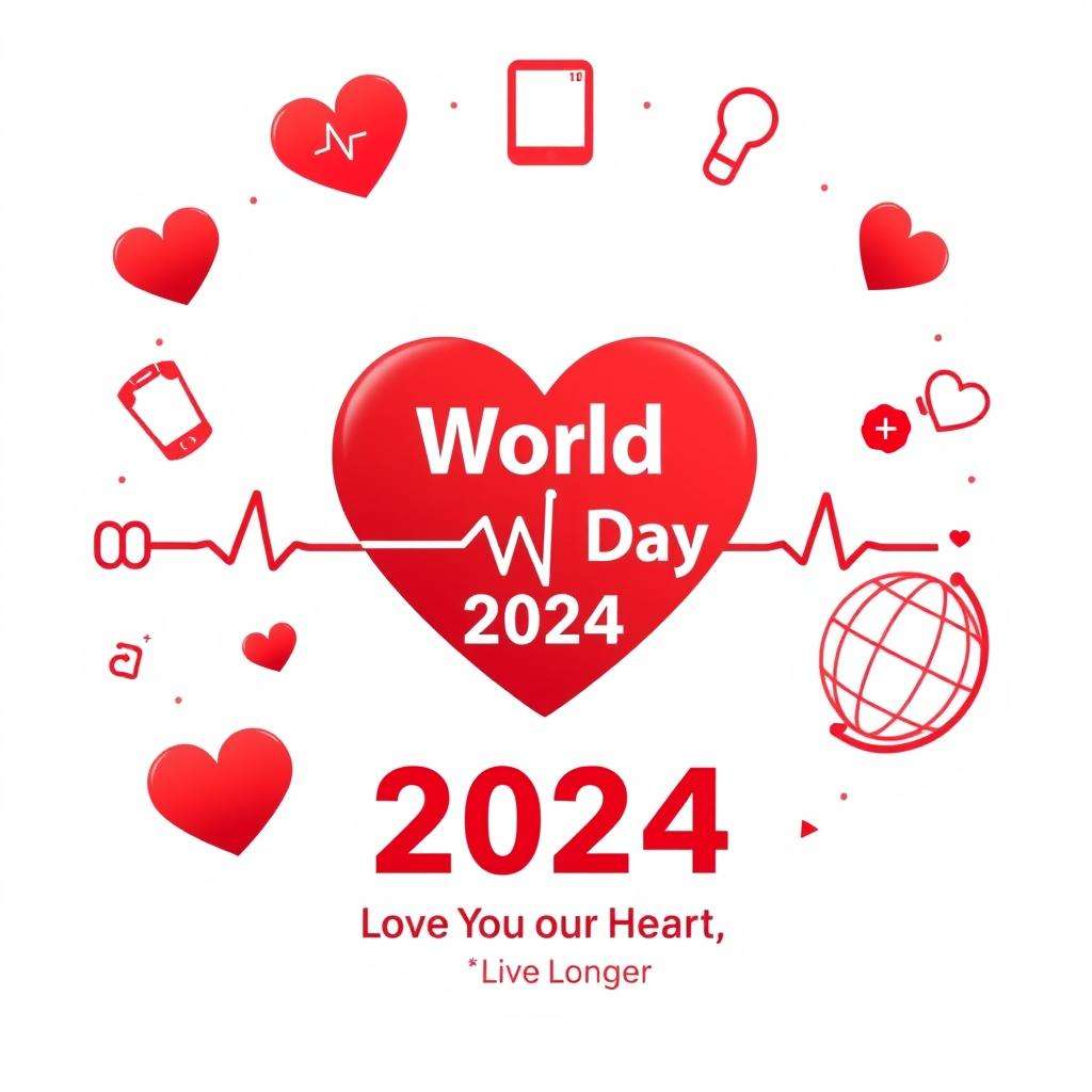 high-resolution world heart day 2024 images