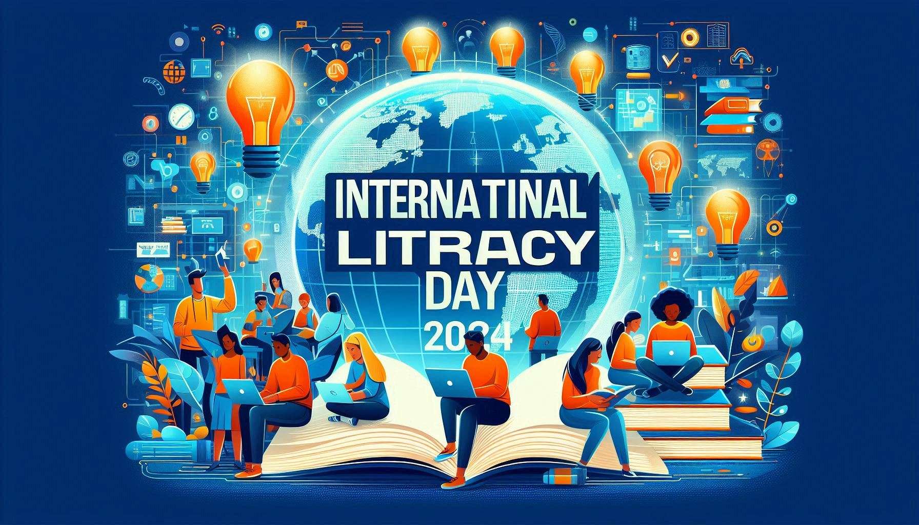 international literacy day 2024 customizable flyer designs