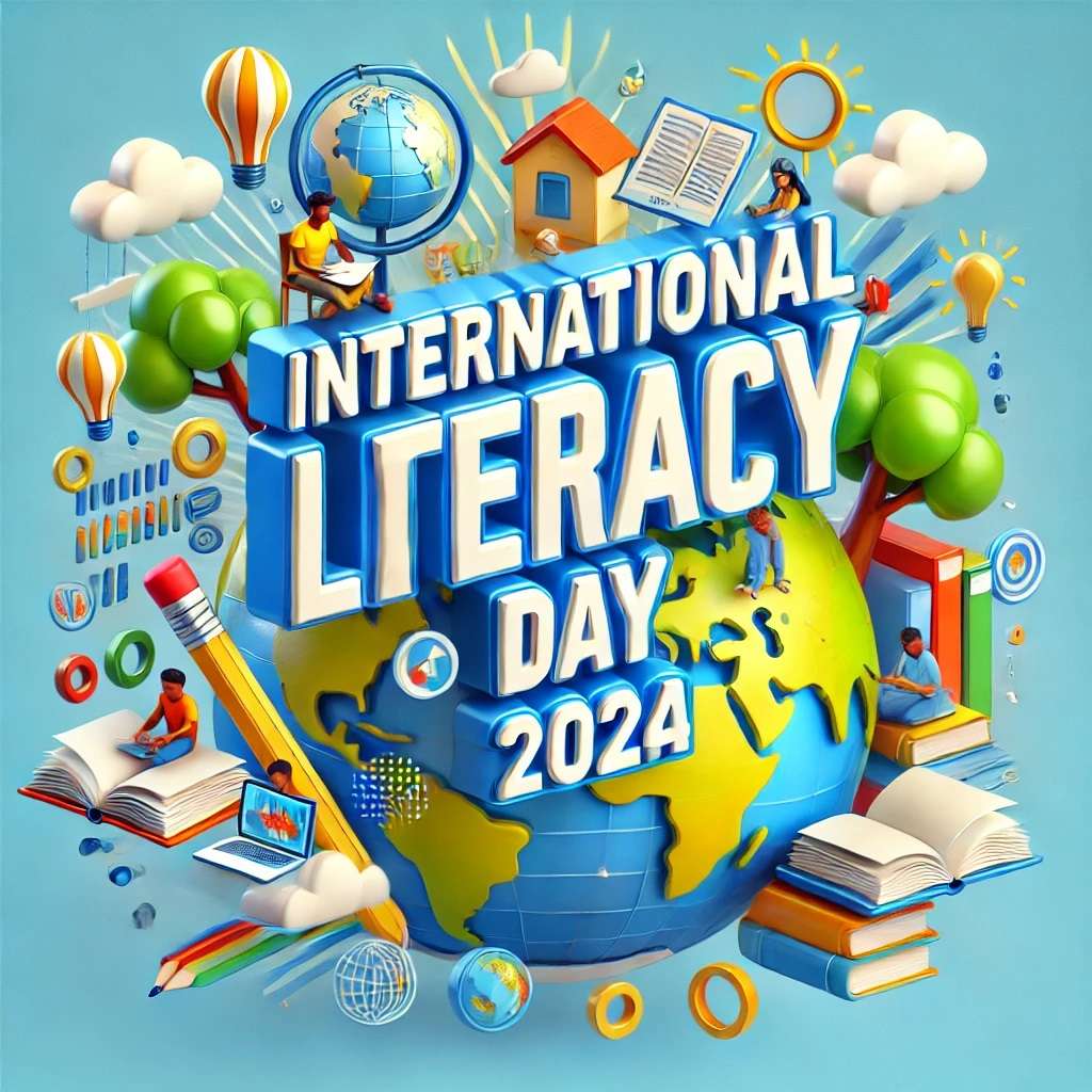 international literacy day 2024 diverse photos for educational materials