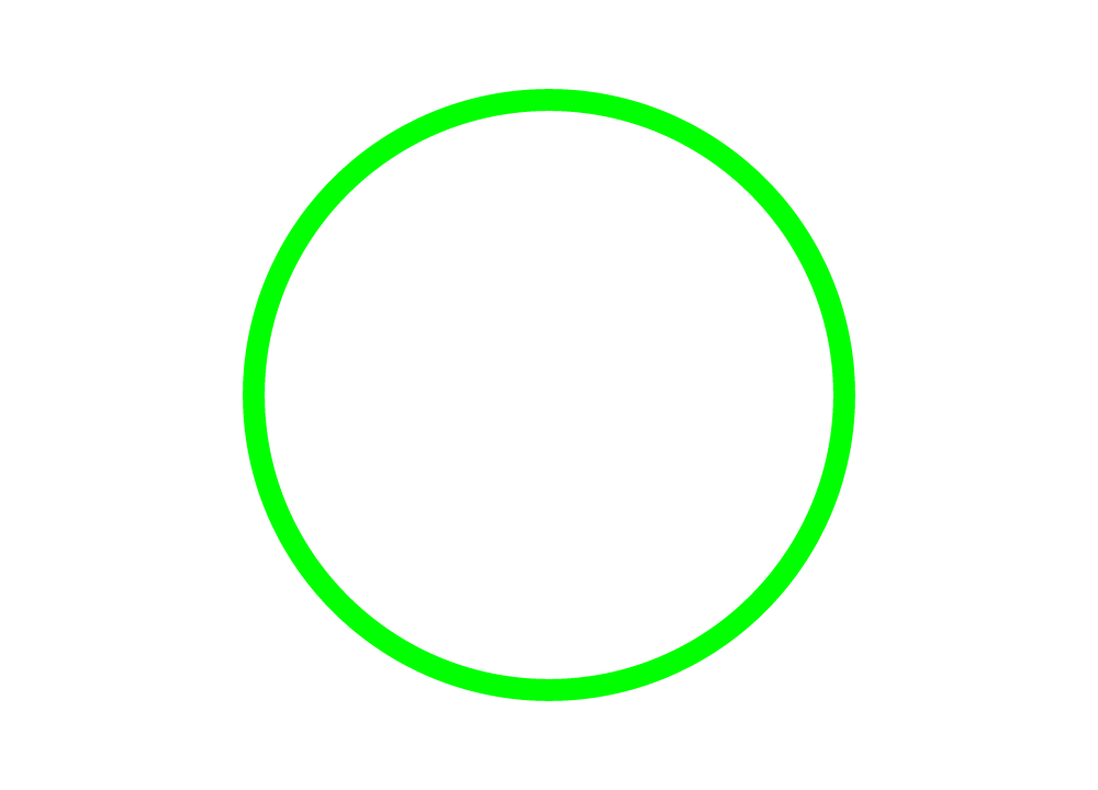 lime circle outline png