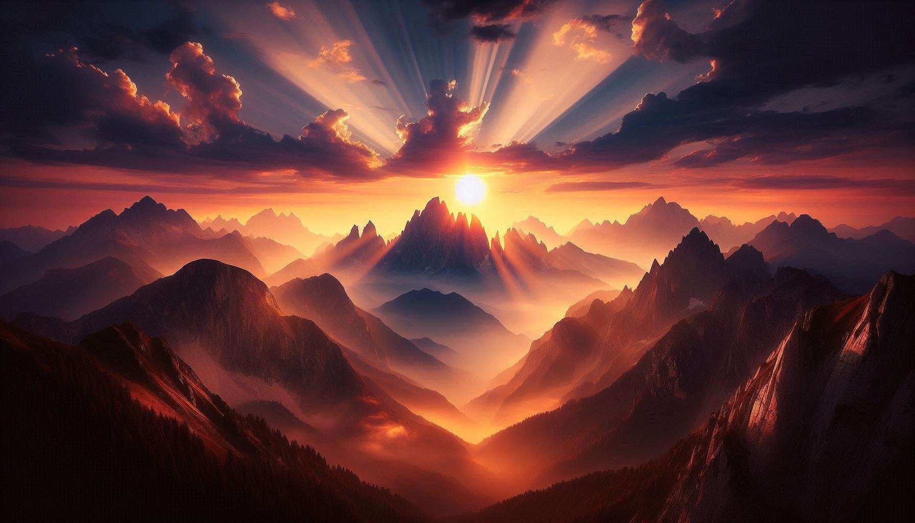 majestic hd nature images of mountains at dawn for wallpapers