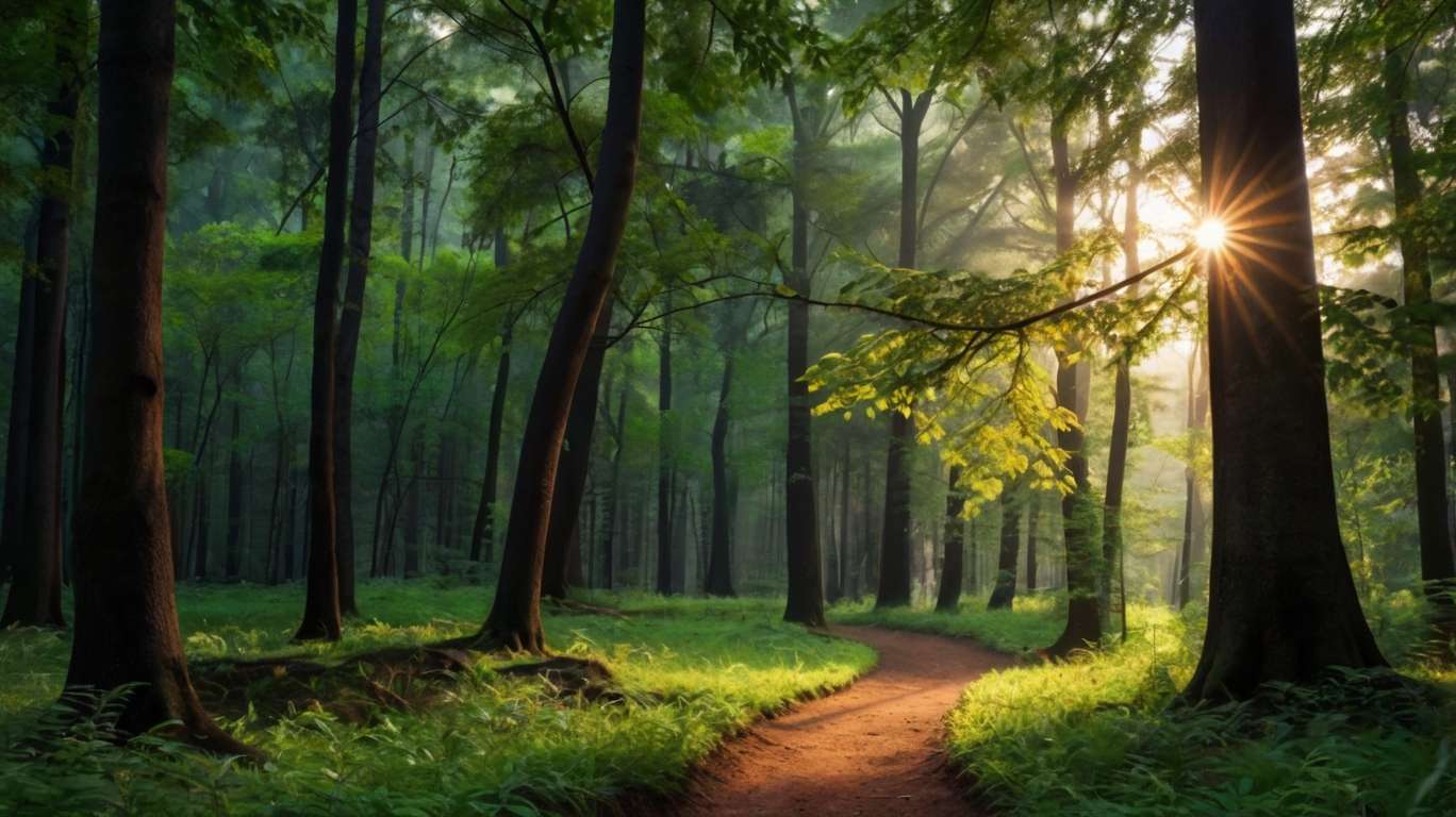 serene forest nature images hd