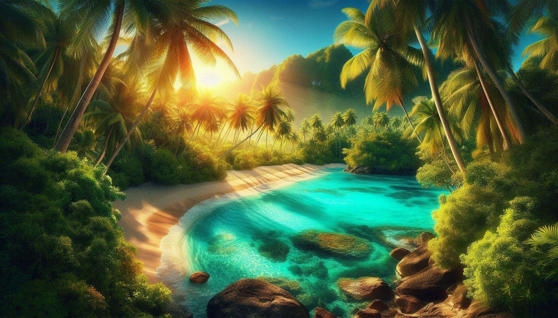 stunning hd nature wallpapers of tropical beaches and crystal-clear oceans