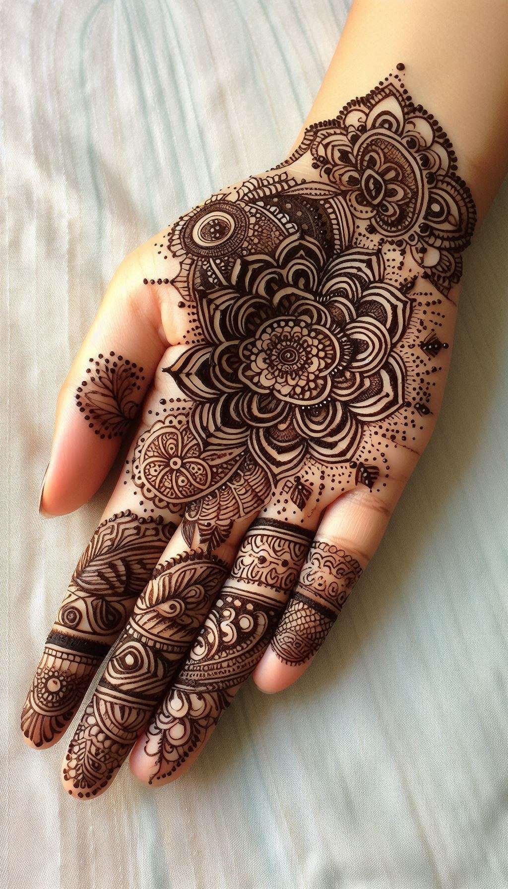 peacock-inspired mehndi design for special occasions