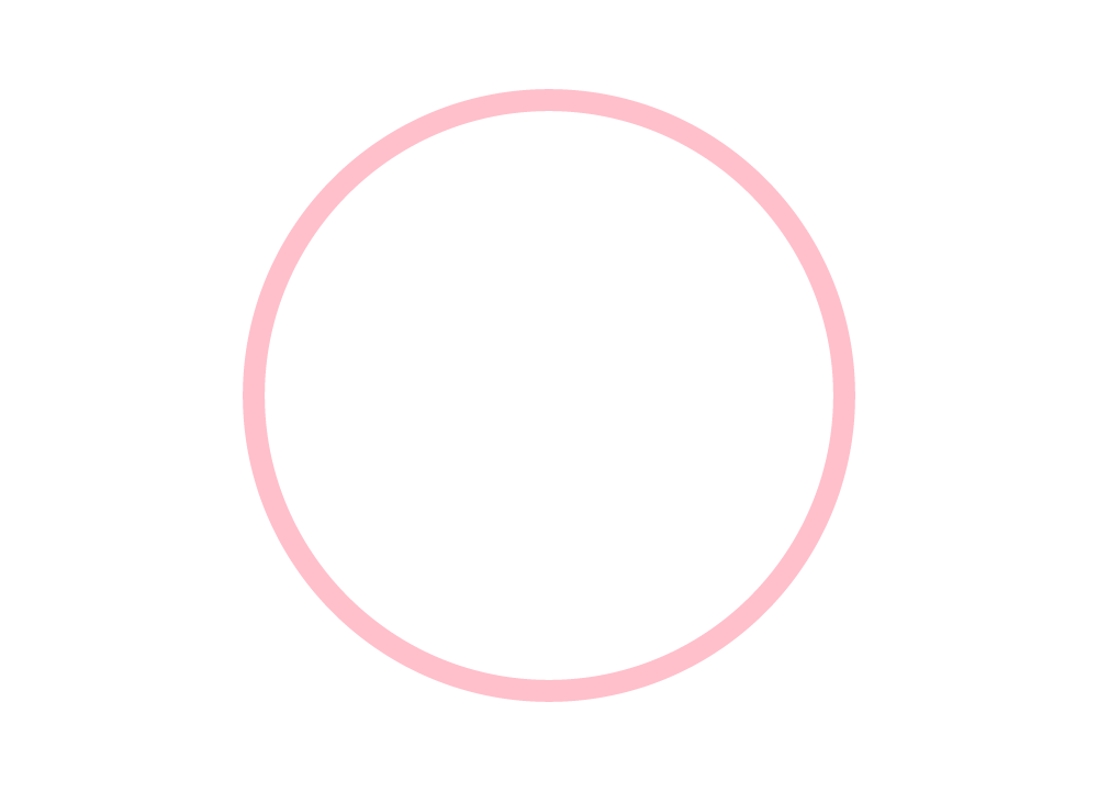 pink circle outline png