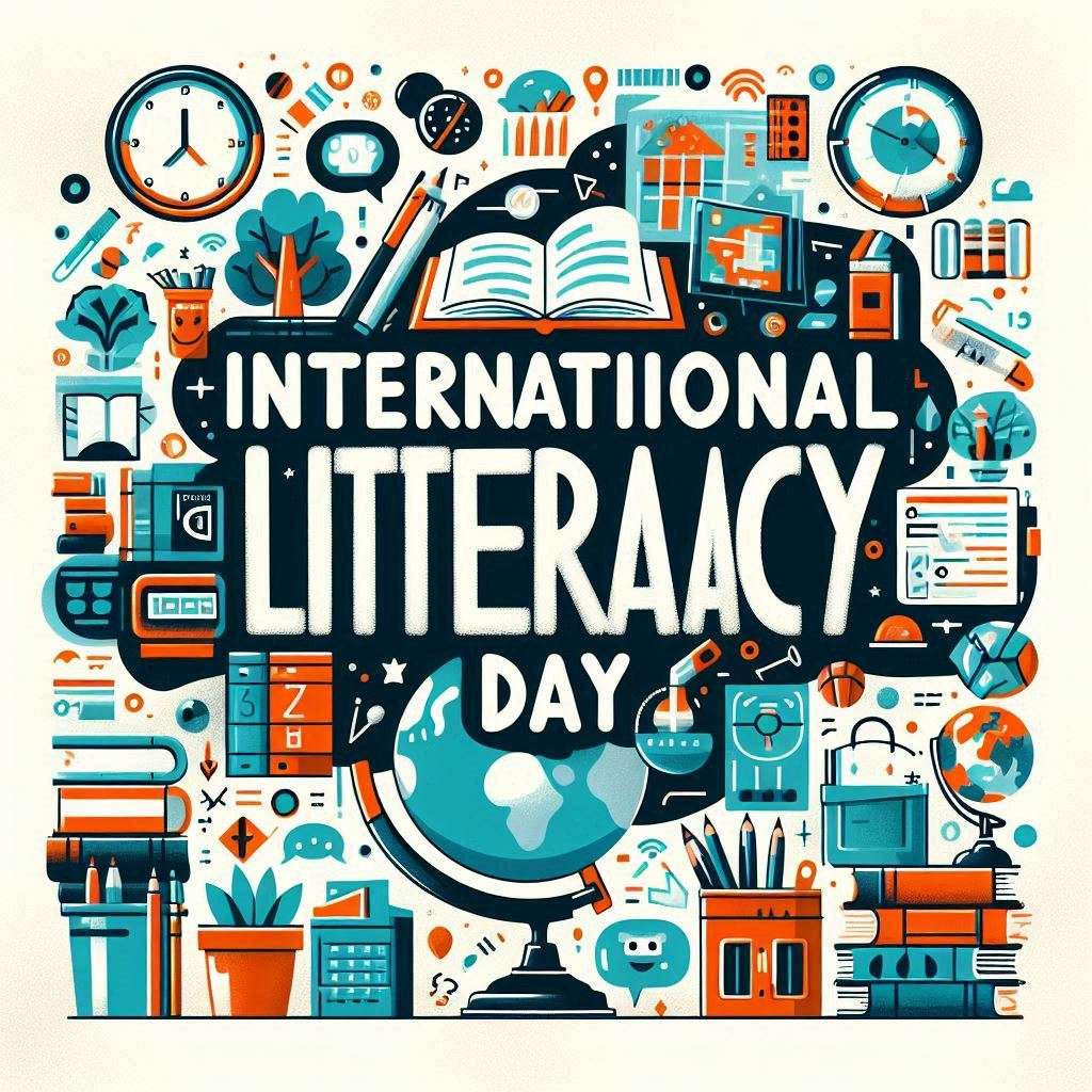 professional international literacy day pictures for book covers