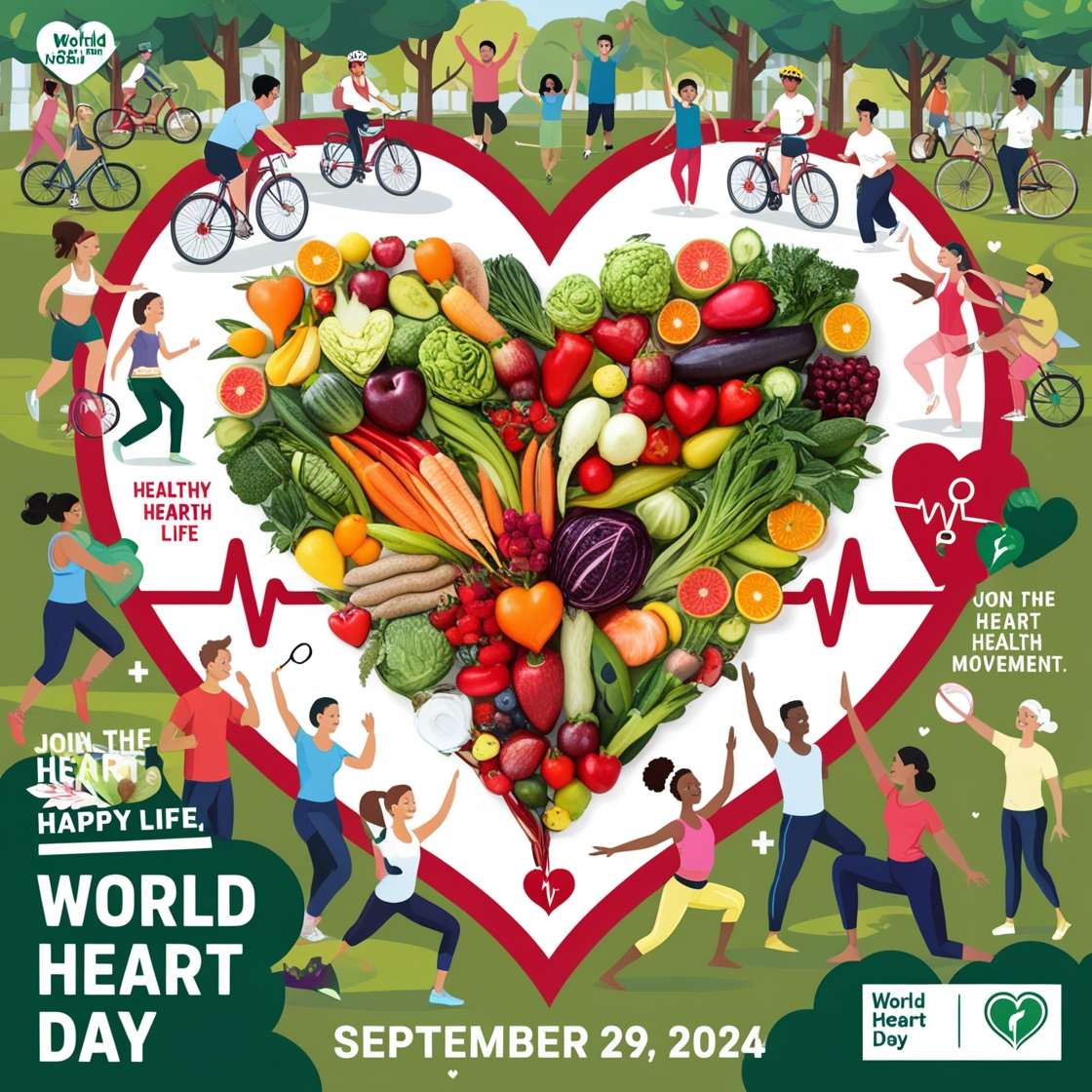 world heart day 2024 media kit images download