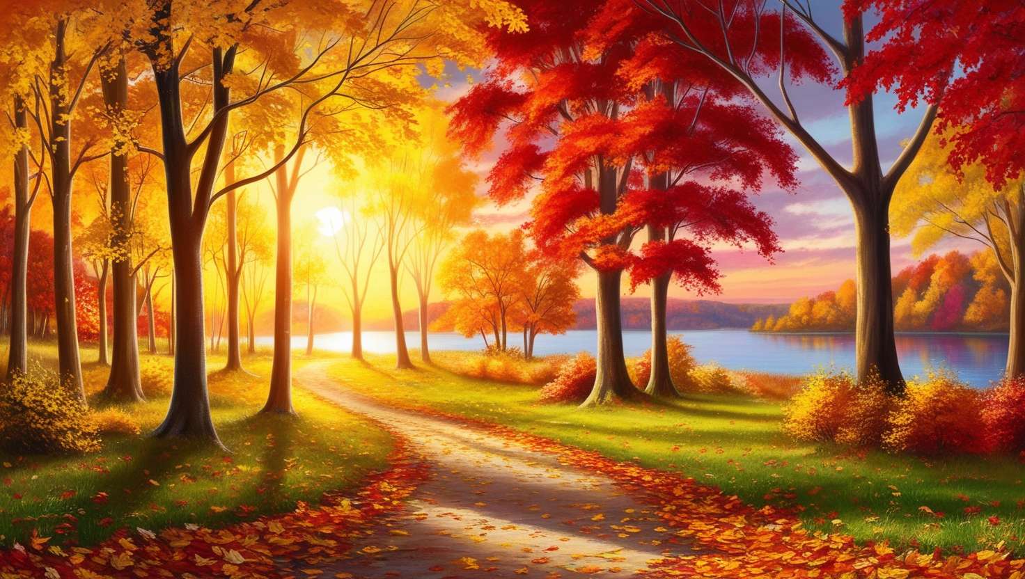 vibrant autumn tree wallpaper for smartphones